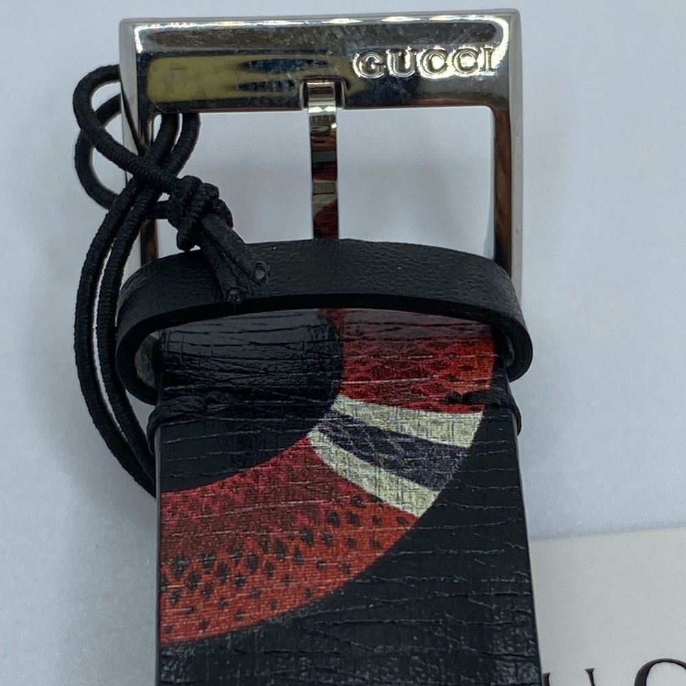 Gucci 38mm Le Marche Des Merveilles Snake Watch w/ Leather Strap - Picture 4 of 9